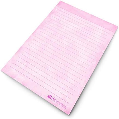 to Do List Notepad - Things to Do Today List Pad A5-60 Sheets - Pink Watercolour - 80gsm - Made in UK by Monster Stationery