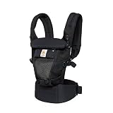 Ergobaby Adapt Baby Carrier, Infant To Toddler Carrier, Cool Air Mesh, Multi-Position, Onyx Black