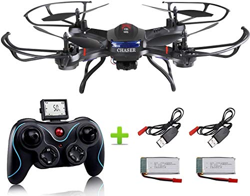 Holy Stone F181c Rc Quadcopter Drone With Hd Camera Rtf 4 Channel 2 4ghz 6 Gyro With Altitude Hold Function Headless Mode And One Key Return Home Color Black Pricepulse