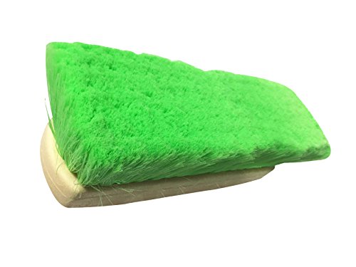 Guttermaster Green 8 Inch Oblong Very Soft Flow Through Brush For Vehicles and Boats