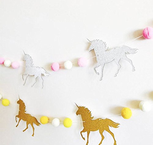 Jardin Decoracion De Exterior Pancarta Decoracion Para Fiesta De Boda Cumpleanos Jingyuu Baner Mignon Drapeauen En Forma De Unicornio Phincon Com