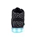 DEMANGO Led Light Up Shoes for Mens Womens High Top Flashing Rechargeable Sneakers