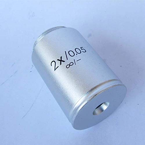 FidgetFidget Infinity Stereo Microscope Achromatic Objective Lens RMS Thread 20.2mm2X Infinity