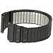 Speidel 18-22mm Black PVD Painted Metal Watch Band 6 3/8