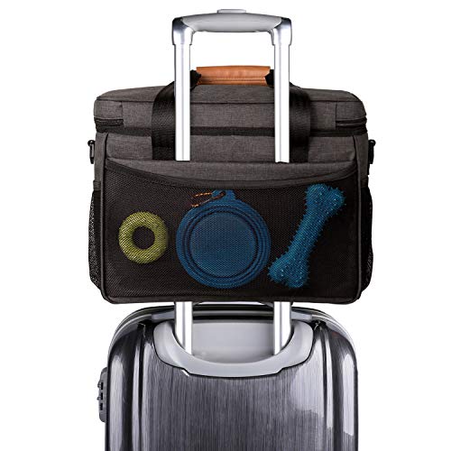 Hilike Pet Travel Bag for Dog&Cat Weekend Tote Organizer Bag for Dogs