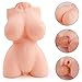 Realistic Adult Sex Doll with Inviting Vagina and Anal Opening, PALOQUETH 3D Lifelike Male Masturbator for Men from Soft Squeezable Silicone for Natural Suction 3.7lb