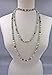 MGR MY GEMS ROCK! Endless Infinity Style Semi-Precious 8MM Matte Amazonite Beaded Strand Necklace, 60