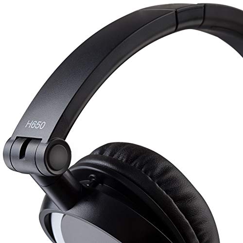 Edifier H650 Headphones HiFi OnEar Wired Stereo Headphone, Ultralight and Foldable Black