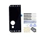VEKIR Rear Top Around Camera Glass Replacement for Google Pixel 2 + Adhesive