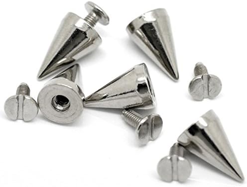Siaura Material® Set of 5 Spikes Studs 15x10 mm