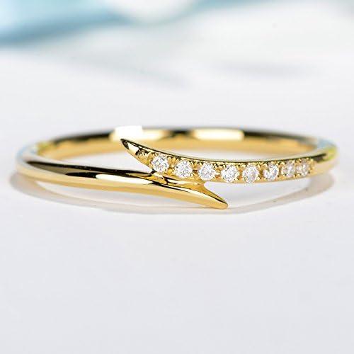 Twining diamond wedding ring Twisted ring dainty diamond ring delicate alternative ring Stacking ring Promise ring personalized ring customized