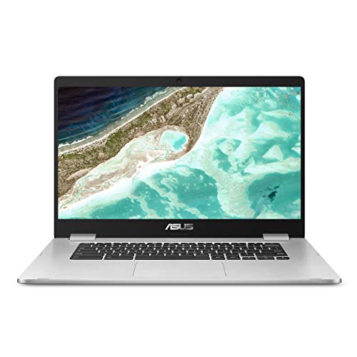 ASUS Chromebook C523 -Laptop- 15.6" Full HD NanoEdge Touchscreen, Intel Quad Core Pentium N4200 -Processor, 4GB -RAM, 64GB eMMC Storage, Optical -Mouse Included, USB Type-C, Chrome OS, C523NA-IH24T Silver