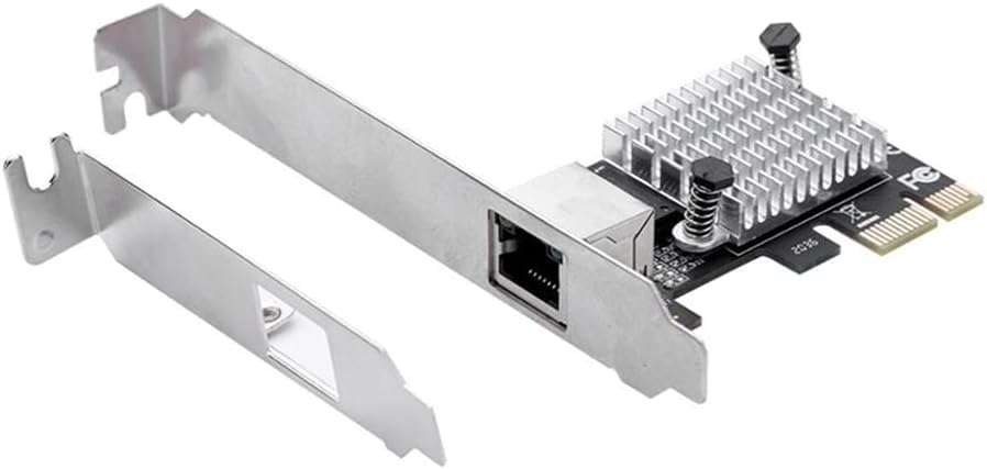 Oikabio PCIe x1 Network Card 2.5G Gigabit Ethernet Adapter 1 Port RJ45