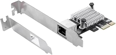 Oikabio PCIe x1 Network Card 2.5G Gigabit Ethernet Adapter 1 Port RJ45