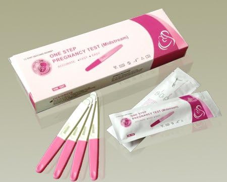 Ecloud Shop® 10 Pieces Early Pregnancy HCG Test Pens, High Sensitivity HCG Urine Pregnant Test, Accurate Result for Women Home Test