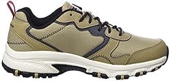 Skechers Men's Walking Sneaker, Taupe Leather Mesh