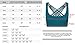 QUEENIEKE Women's Medium Support Strappy Back Energy Sport Bra Cotton Feel Size M Color Teal
