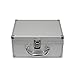 SRA Cases Silver Aluminum Hard Case - 9.9 x 7.9 x 4.9 inches, Pre-Scored Foam