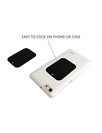 Placas de metal magnético para placas de montaje magnético, uuustar 8 Pack metal con calcomanía 3 M completa para teléfono soporte de coche