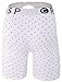Mens Crisp Boxers Dots Underwear Briefs White