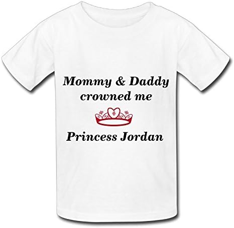 Hanxiaoxiao Boys Cute Personalized Baby Girl Princess Onesis Humor Party White T Shirt S Short Sleeve
