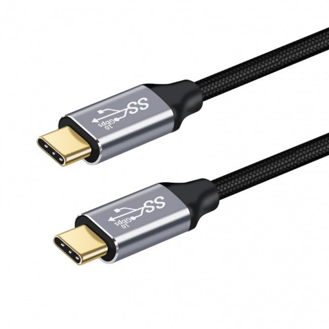CY Cable USB-C USB-C 100W Type-C Male to Male Cable 20V 5A GEN2 10Gbps 100W Charging for Laptop Tablet Phone