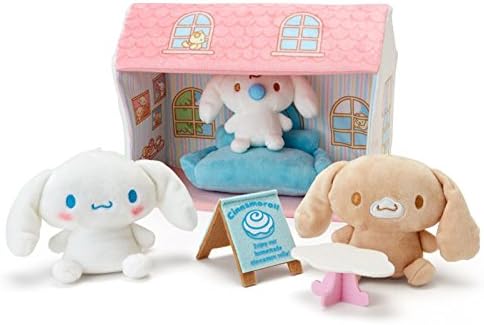 Amazon サンリオ Sanrio シナモロール ジオラマぬいぐるみセット カフェ シナモン ぬいぐるみ おもちゃ
