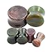 20pcs Stone Ear Gauges Flesh Tunnels Plugs Stretchers Expander 2g-5/8
