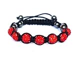 Dream Jewelry 2012 Shamballa Style Bracelet Mens Ladies 7*10mm Rhinestone Disco Ball Beads