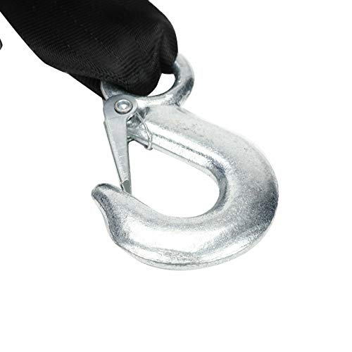 VOWAGH 600lbs 26FT 2" Hand Winch Hand Crank Strap Gear Winch Fit for ATV Boat Trailer Heavy Duty - Image 7
