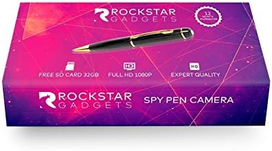Hidden Camera Spy Pen HD 1080p - Video Audio HD - Free 32GB Micro SD Card - Sleek &amp; Expert Quality - Low Light Sensitivity - No Blinking Lights - USB - Recommended for Gifts!