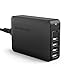 USB C PD Charger, RAVPower 60W 5-Port USB Desktop Charging Station with 45W Power Delivery Port, Compatible MacBook, iPad Pro 2018, Nintendo Switch, iPhone Xs XS XR X, Galaxy S9 S8 and More-Black primary