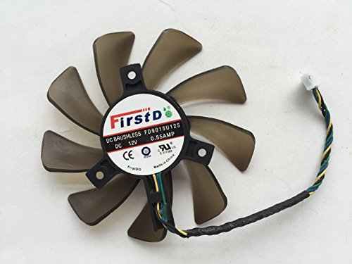 Generic-4Pin-85mm-Sapphire-XFX-Radeon-HD7950-HD7970-VAPORX-R9-280X-For-FD9015U12S-12V-055A-Graphics-Card-Fan
