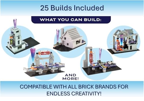 Snap Circuits BRIC: Structures | Brick & Electronics Exploration Kit | Over 20 Stem & Brick Projects | Full Color Project Manual | 20 Parts | 75 BRIC-2-Snap Adapters | 140+ BRICs