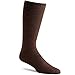 HI-TEC Men's Cushion Boot Socks for Hiking, Work, or Cowboy Boots (2 Pair Pack) - Brown
