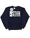 DC Comics Girls The Flash Star Labs Sweatshirt 12-13 Years Navy Blue