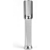 Mini SS304 stainless steel scoop with tamp tool,0.1 gram capacity 1.79 inch spoon for multi-purpose use sugar salt powder spices dishwashers safe for kitchen laboratory