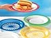(12 Pack) Reusable Plastic Paper Plate Holders for 9