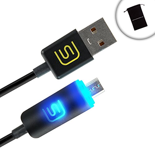 DATASTREAM Replacement Charging Power Supply Cable Cord Line for JBL Flip 3 Bluetooth Wireless Speaker (3 Feet) Micro USB Cable with LED Status Light, Data Sync &amp; Power Charging Support