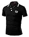 Doublju Men Trendy Short Sleeve Polo Shirts Collection