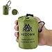 Mezonn Emergency Sleeping Bag Survival Bivy Sack Use as Emergency Blanket Lightweight Survival Gear for Outdoor Hiking Camping Keep Warm After Earthquakes, Hurricanes and Other disasters