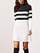 ROMWE Women's Long Sleeve Loose Cotton Shift Dress