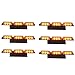 XKTTSUEERCRR 54 LED Emergency Vehicle Strobe Lights Bars Warning Deck Dash Grille Amber