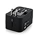 Travel Adapter, GOOLEEN Universal All in One Worldwide Travel Power Plug [US UK EU AU] Wall AC Adapter Charger with Dual USB Charging Ports & Universal AC Socket (Black)