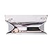 Jubileens St Ladies Large Evening Satin Bridal Diamante Ladies Clutch Bag Party Prom Envelope