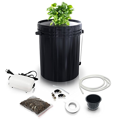 [NEW] DWC Hydroponics Growing SystemKit Large 5 Gallon Bucket w/Air