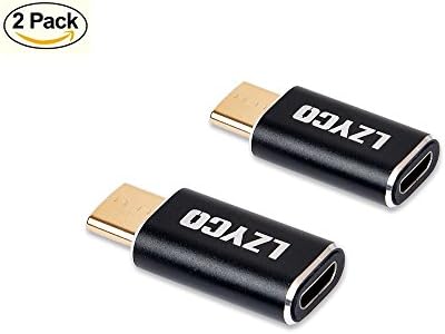 [2 in 1 Pack] LZYCO USB-C to Micro USB Adapter, Converts USB Type-C input to Micro USB, Work with MacBook, ChromeBook Pixel, Nexus 5x, Nexus 6P, HTC10 and LG G5.