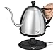Osaka, 1 Liter Electric Quick Boil Gooseneck Water Kettle for Drip Coffee – Accurate Flow Control And Fully Stainless Steel Interior Tea Kettle - Perfect For Manually Brewed Pour Over Coffee and Tea