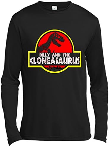 Billy and the cloneasaurus - The Simpsons Cartoon tshirt (Black;X-Large)