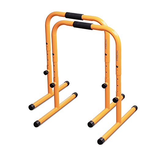 P90X Beachbody Adjustable Steel Parallel Training Bars, 2Pack, with